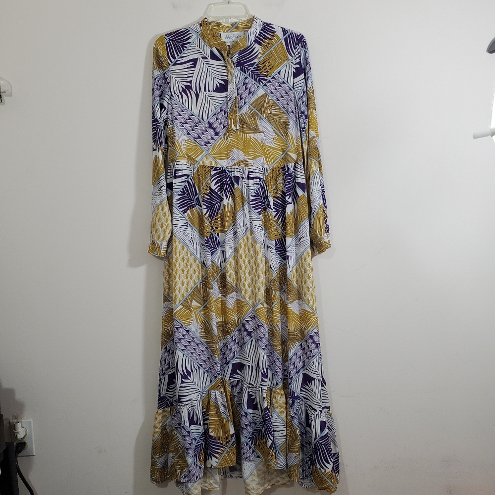 NWT Anthropologie x Mare Mare Lynda Maxi Dress XS Boho Cottagecore Floral - Picture 3 of 14